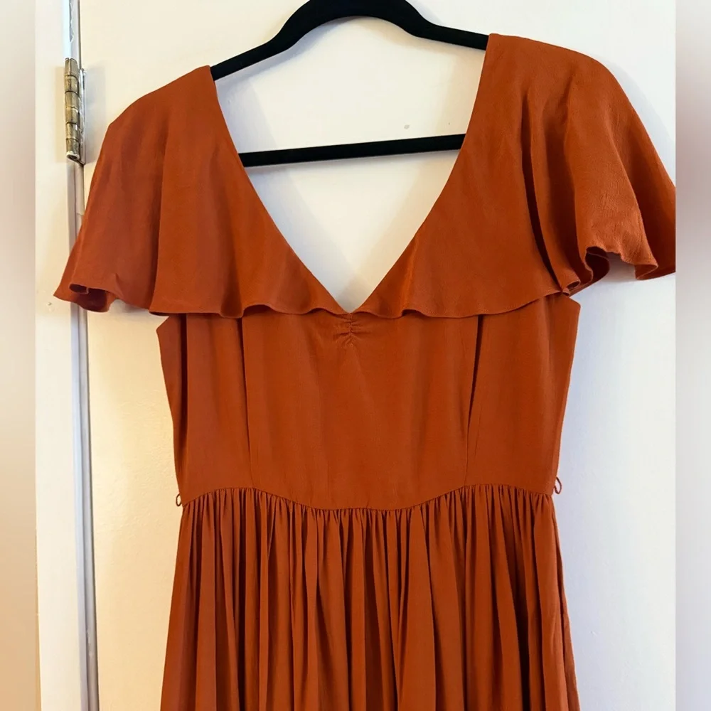 Christy Dawn The Monarch Dress in Rust - Picture 6 of 14